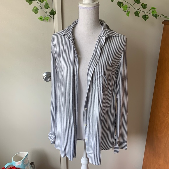 Old Navy Tops - Old Navy • Striped Button Up Blouse